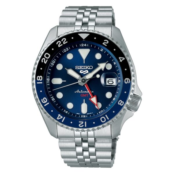 שעון יד SEIKO 5 לגבר אוטומטי לוח כחול צלילה SSK003K1